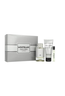 Zestaw Montblanc Explorer Platinum Edp 100ml + Edp 7,5ml + Shower Gel 100ml