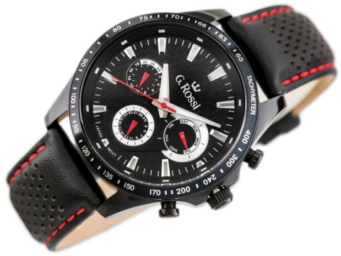 ZEGAREK MĘSKI G. ROSSI - S523A - PREMIUM (zg147c) + BOX ZEGAREK MĘSKI G. ROSSI - S523A - PREMIUM (zg147c) + BOX